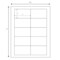 Nevs 2" x 3-1/2" Laser Sheet Labels White LL-35-2 - alternate 2
